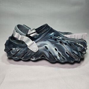 CROCS Echo Marbled Clog Black Sand Mens 9 Womens 11 Unisex Slip On Casual Sandal